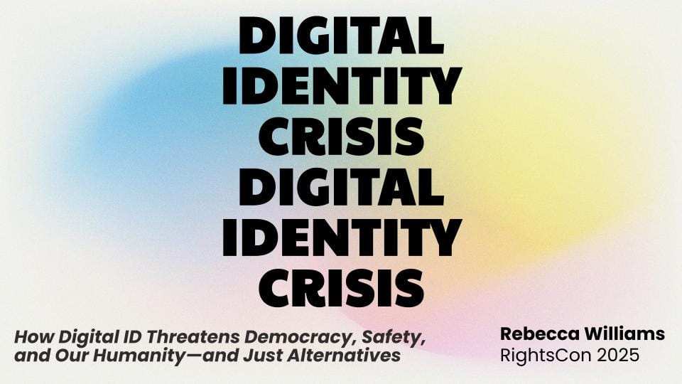 Digital Identity Crisis at RightsCon 2025